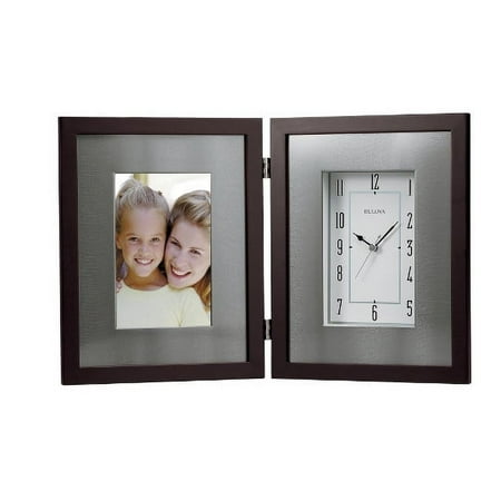 Bulova Winfield Desktop Clock with Frame