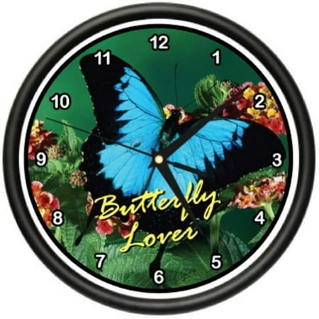 BUTTERFLY Wall Clock butterflies kitchen home decor