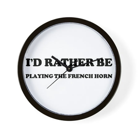 CafePress - Rather Be Playing The French - Unique Decorative 10 Wall Clock