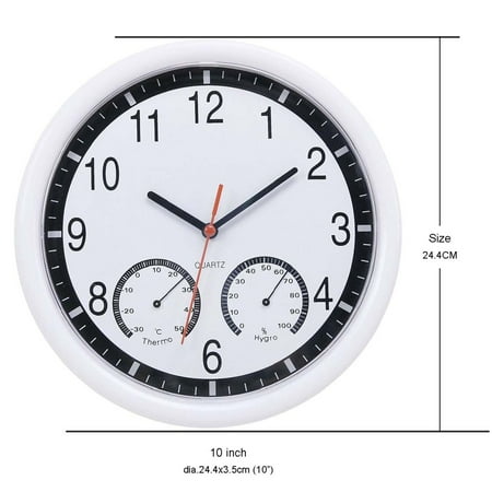 Clock Creative Clock Temperature Inch And 10 Humidity Clock Fashionable Beautiful Decorative Clocks