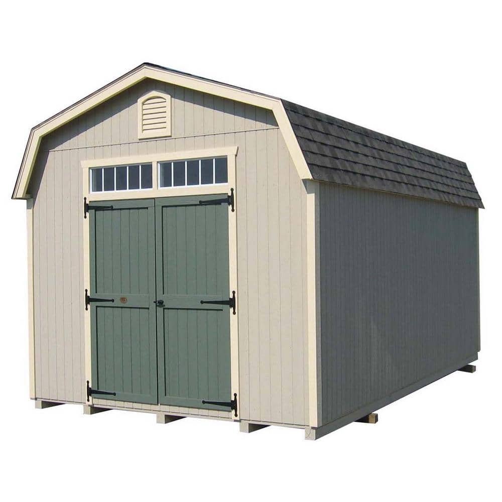 Colonial Woodbury 10 ft. x 10 ft. Wood Storage Building DIY Kit...