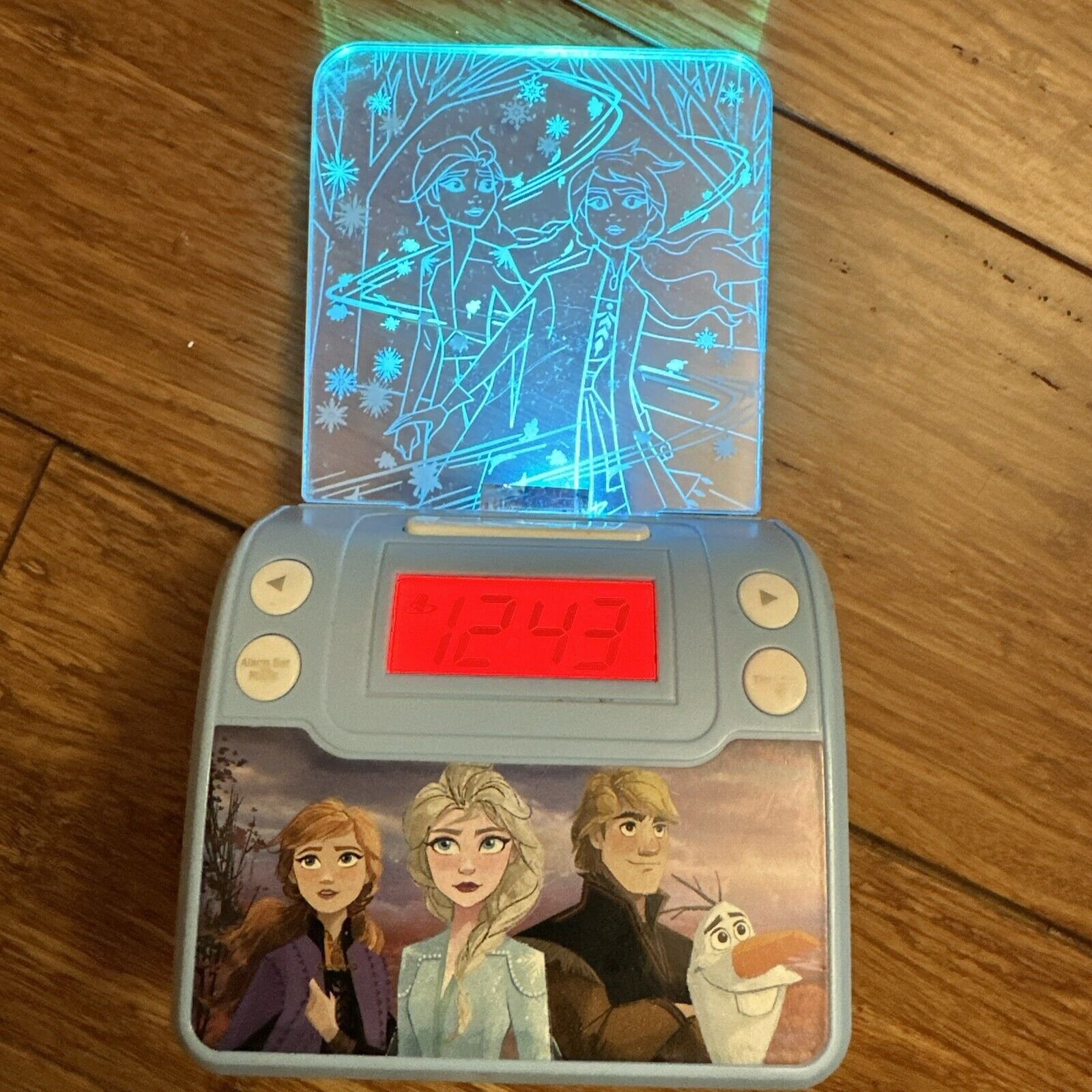 Disney Frozen ll Light Up Alarm Clock Pre-owned