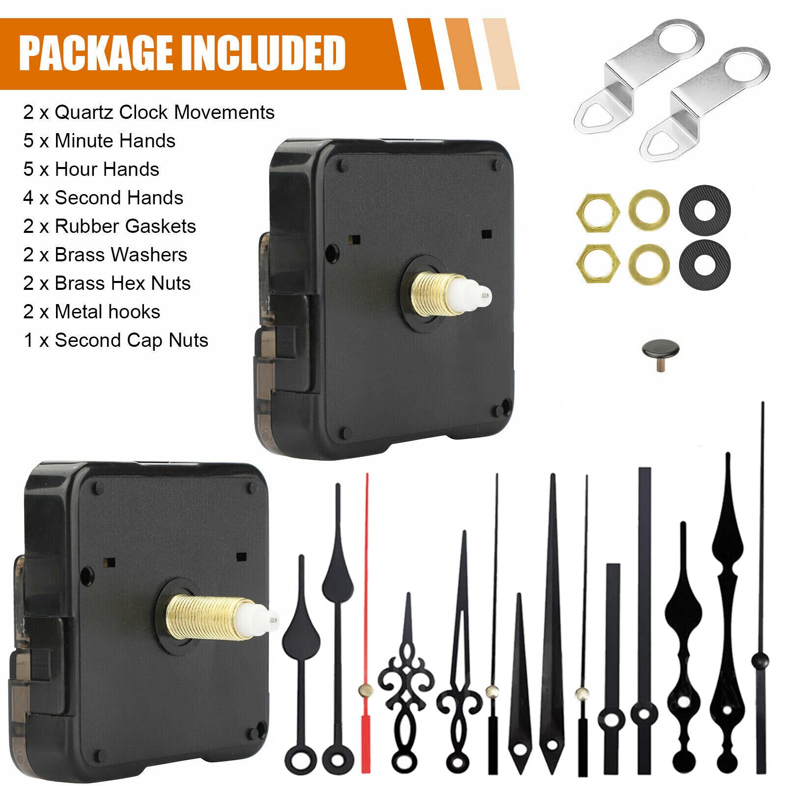 DIY Tool Quartz Wall Clock Movement Mechanism Hand Replacement Motor Repair Kit