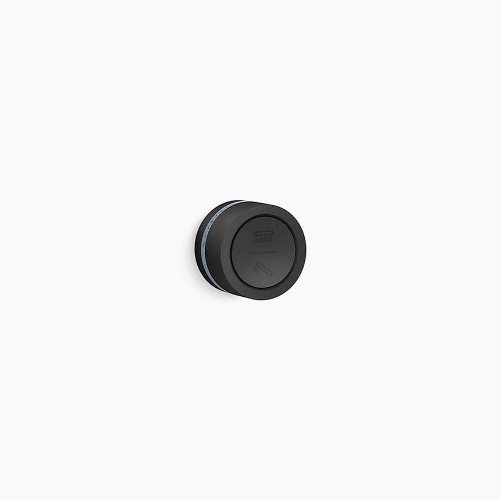 DTV Mode Dual-outlet shower digital interface with eco-mode diverter in Matte Black