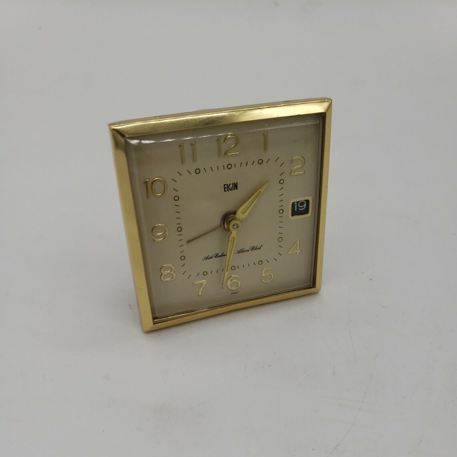 Elgin Alarm Clock Made In Japan, 2" untested