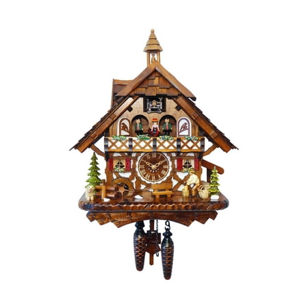 Engstler Battery-operated Cuckoo Clock - 16.5H x 14W x 8.5D