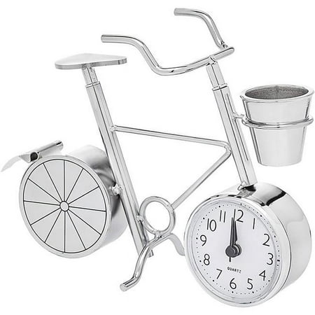 Godinger 19800 10.50 x 2 x 7 in. Bicycle Desk Tabletop Clock Set