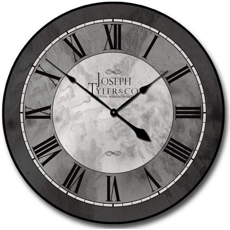 Grand Estate Wall Clock | Beautiful Color, Silent Mechanism, Made in USA