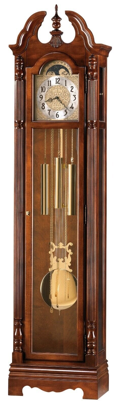 Howard Miller Jonathon Floor Clock 610895 Windsor Cherry Vertical Pendulum Clock