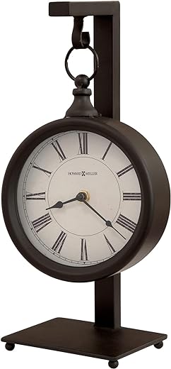 Howard Miller Kooskia Mantel Clock II 549-721 – Windsor Cherry with Quartz & Dual-Chime Movement