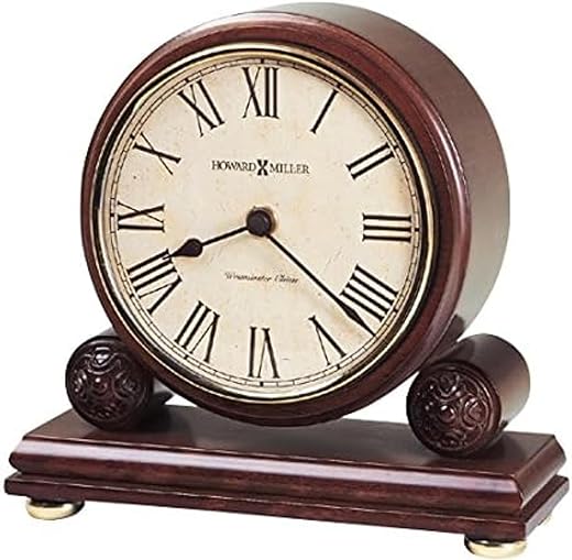 Howard Miller Ridgeway Clarksburg Curio Floor Clock II 2041 – Country Maple Finish Wood Frame, Three Glass Shelves, Interior Light, Vertical Home Decor, Quartz Movement