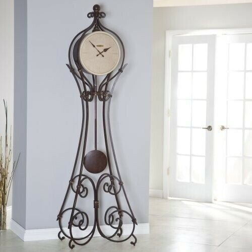 Howard Miller | Vercelli Floor Clock Aged Ironstone & Burnished Gold 615-004
