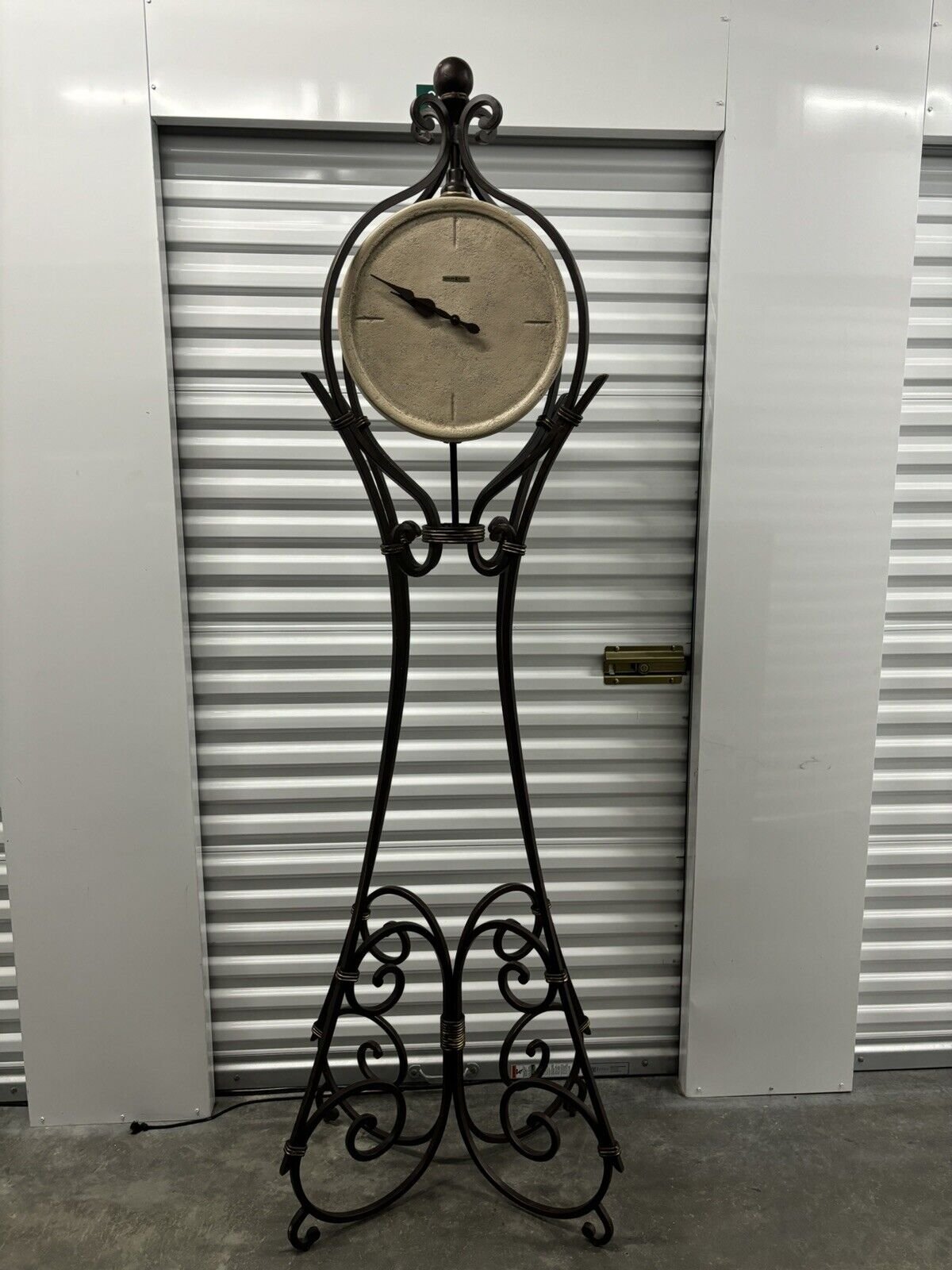 Howard Miller | Vercelli Floor Clock Aged Ironstone & Burnished Gold 615-004