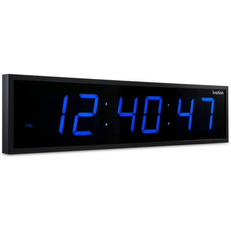 Ivation Huge 36 Inch Large Big Oversized Digital LED Wall Clock