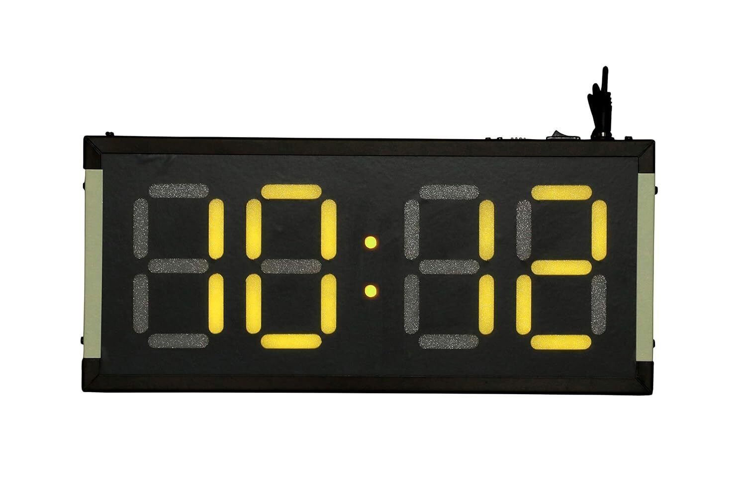 Jumbo Large Digital Wall Clock Orange LED RTC Controlled Gift for Home Decor