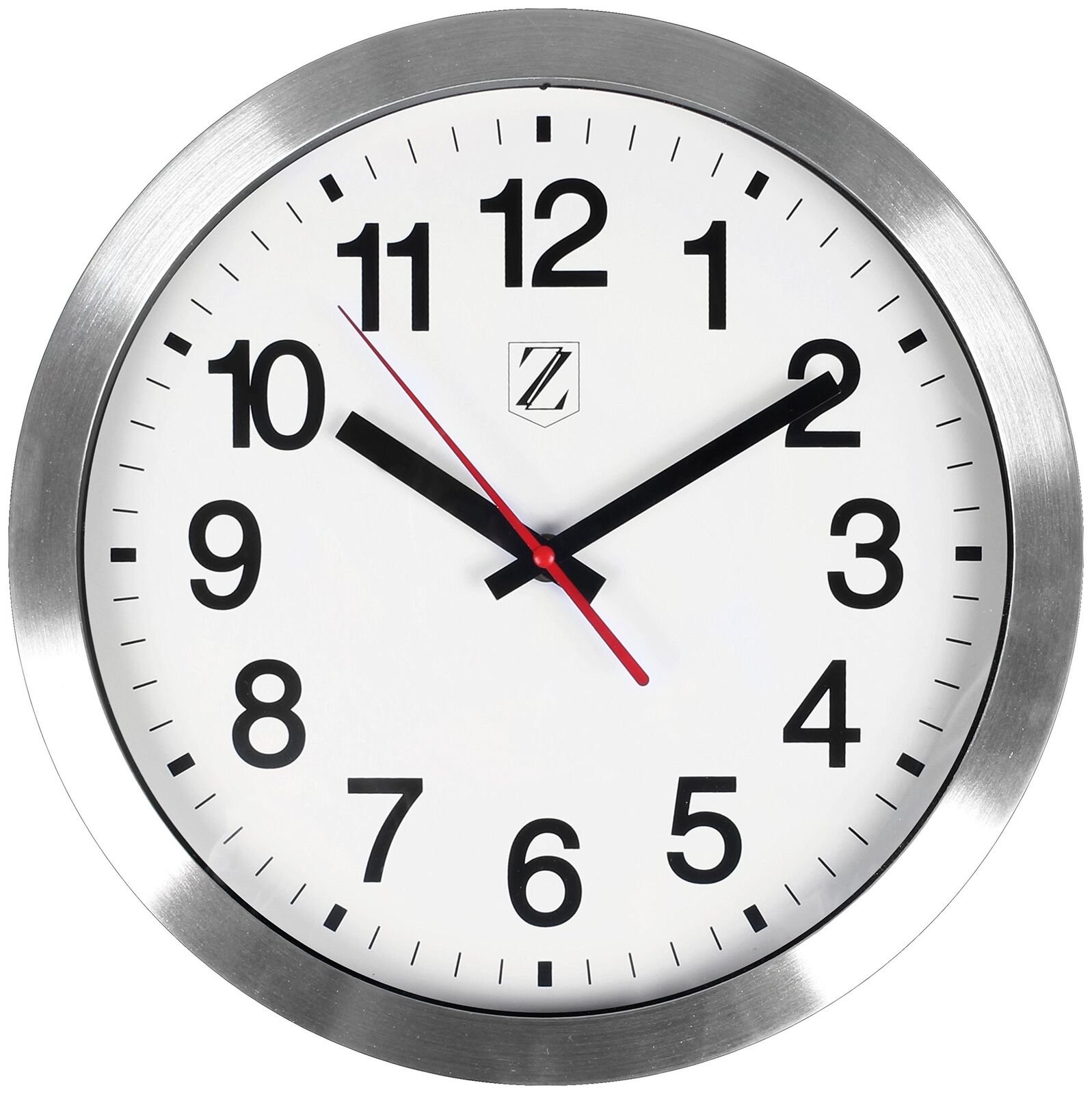 Large Wall Clock 12 Inch Round Non-Tick Silent Decorative Wall Clock Universa...