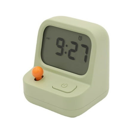 Mosey Desktop Alarm Clock Retro Game Machine-shaped Electronic Timer Multi-Function Countdown Snooze Desk Table Clock for Home Office