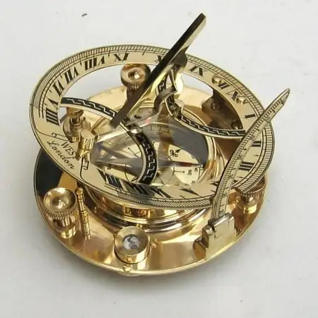 NauticalMart Brass Compass 5 Sundial Clock Calibrated Nautical Gift Table Decor