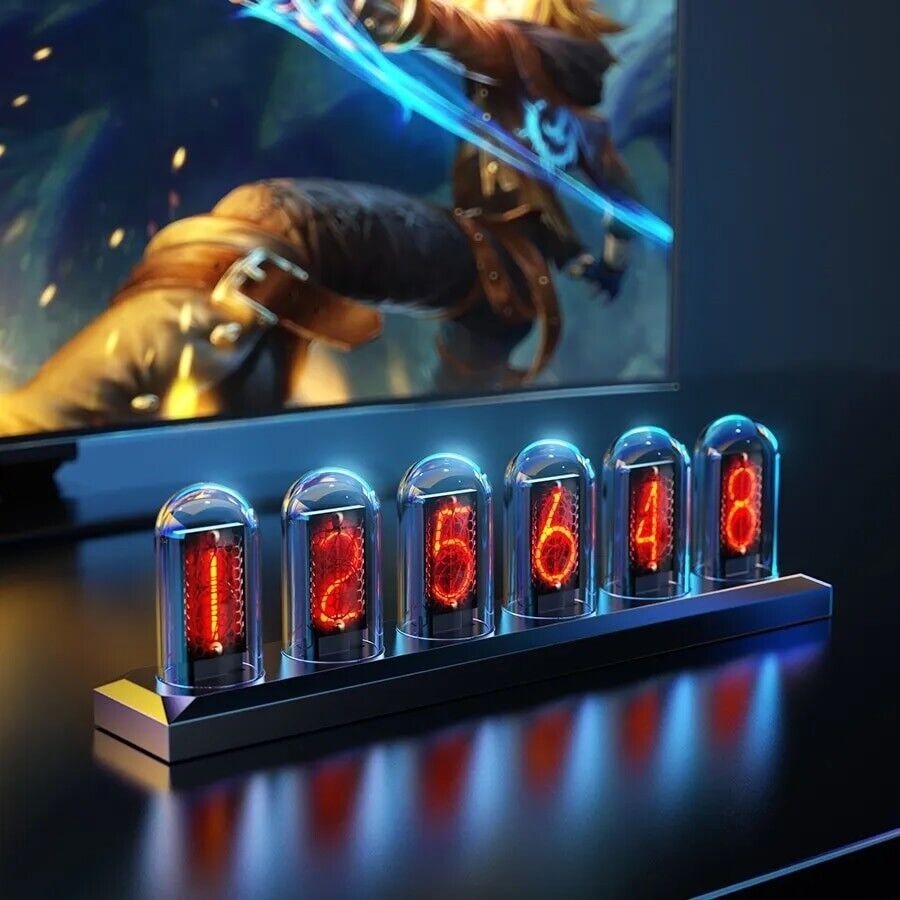 Nixie tube clock