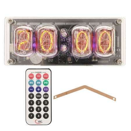 Nixie Tube Clock Tube Clock Glow Tubes Analog Clock RGB Digital Clock Creative Retro Exquisite Desktop Decoration