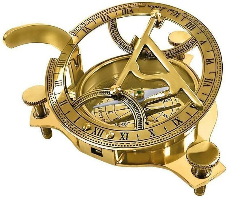 Personalized Sundial Compass Sundial Compass Vintage GIFT For Everyone Custom