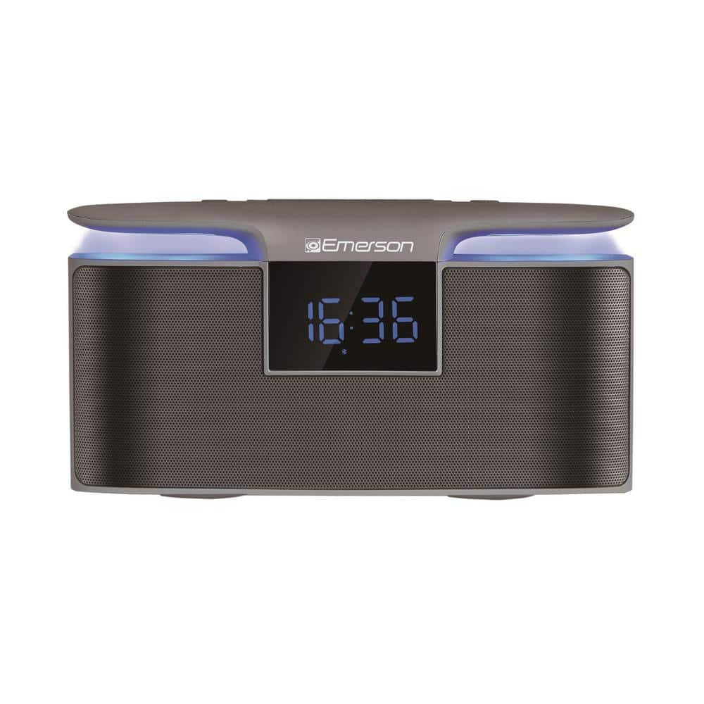 Portable Bluetooth Speaker with 12-Watt Stereo, Dual Alarm Radio and Night Light