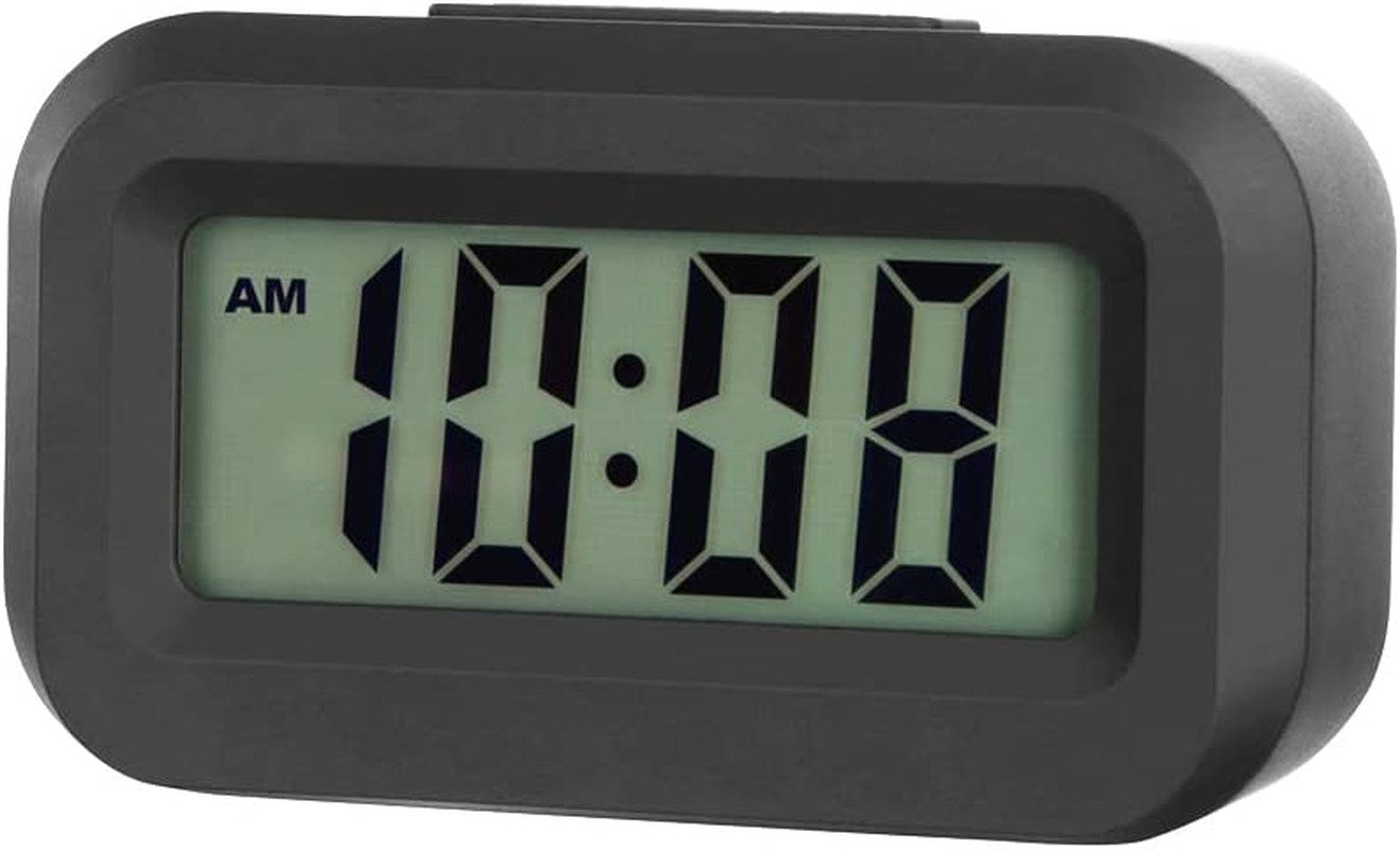 Portable Digital Travel Alarm Clock with Easy Operation and Clear Display