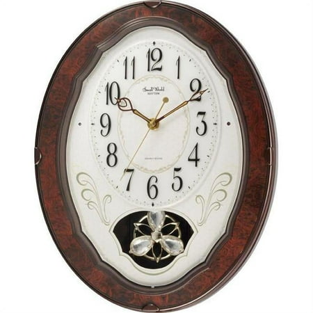 Rhythm 4MJ400WD23 Caprice Wall Clock - Brown