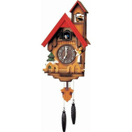 Rhythm 4MJ417-R06 Cuckoo Clock 417 Magic Motion Clock