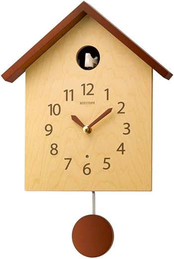 Rhythm 4MJ441NC06 Cuckoo Clock Brown