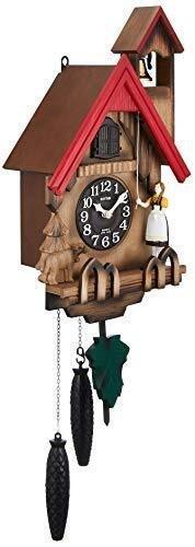 Rhythm Clock Wall Clock Analog Cuckoo Tyrolean R 4MJ732RH06 Wooden NEW