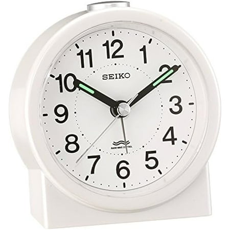 Seiko clock Alarm Clock Radio waves analog White Pearl KR325W SEIKO