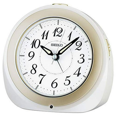 Seiko Clock Radio Alarm Clock White Pearl 128 × 135 × 82mm KR336W