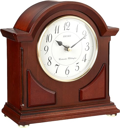 SEIKO Sayo Mantel Clock , Brown