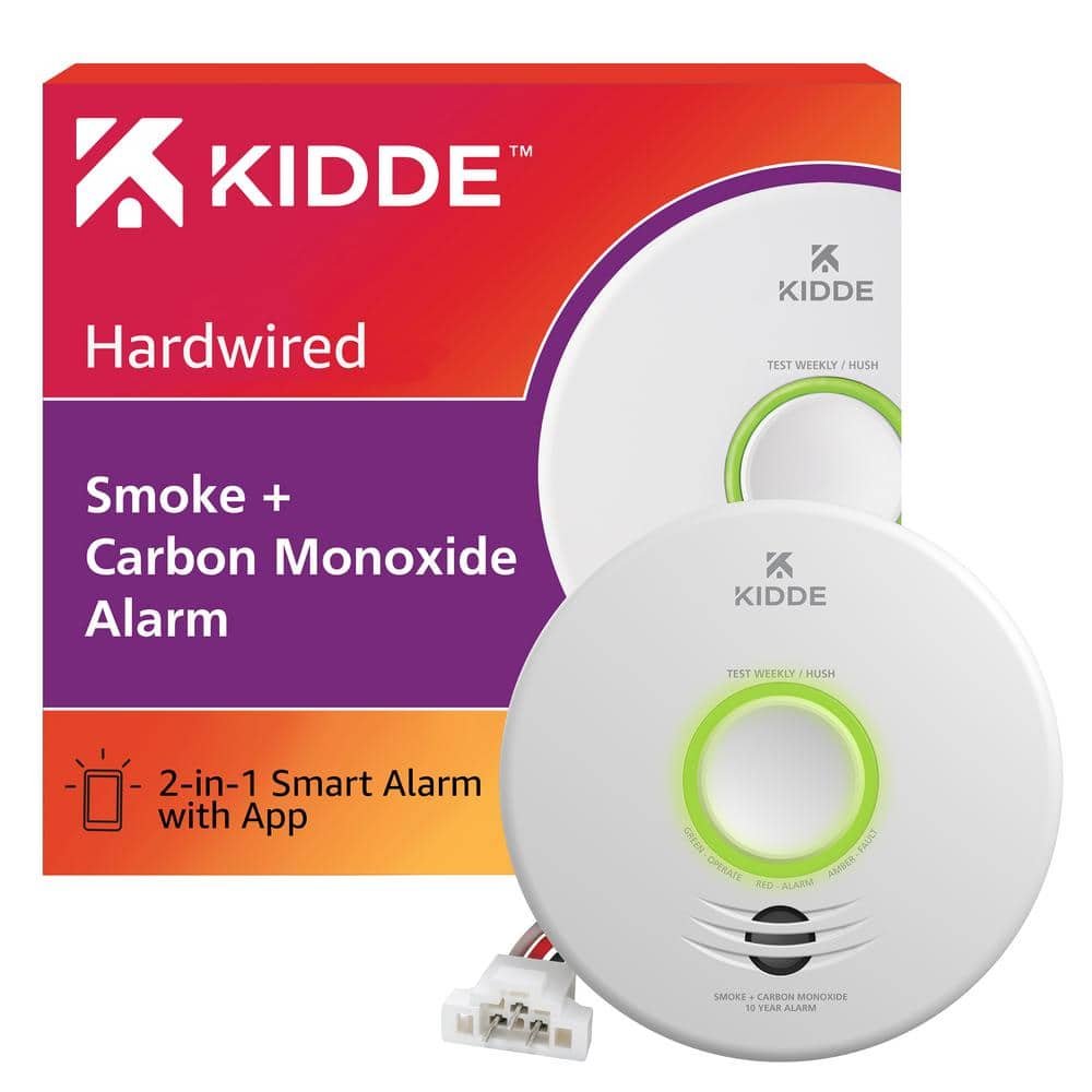 Smart Smoke and Carbon Monoxide Detector, Hardwired with Voice Alert