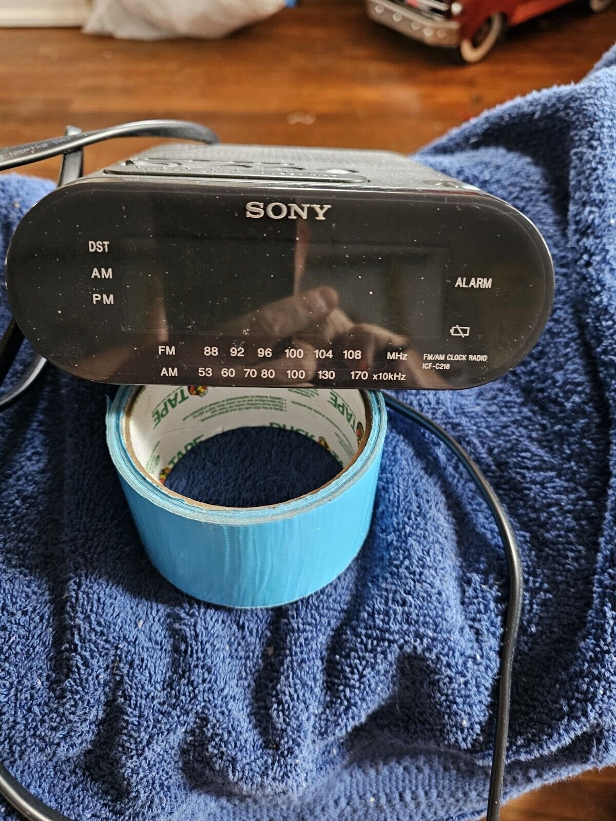 Sony Dream Machine Clock Radio - Black (ICFC218)
