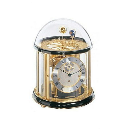 TELLURIUM I-BLACK/Brass MANTELCLOCK