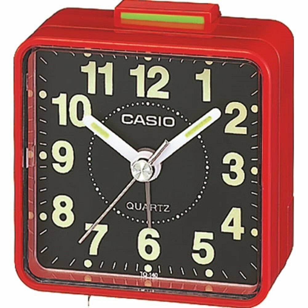 TQ140 Travel Alarm Clock - Red
