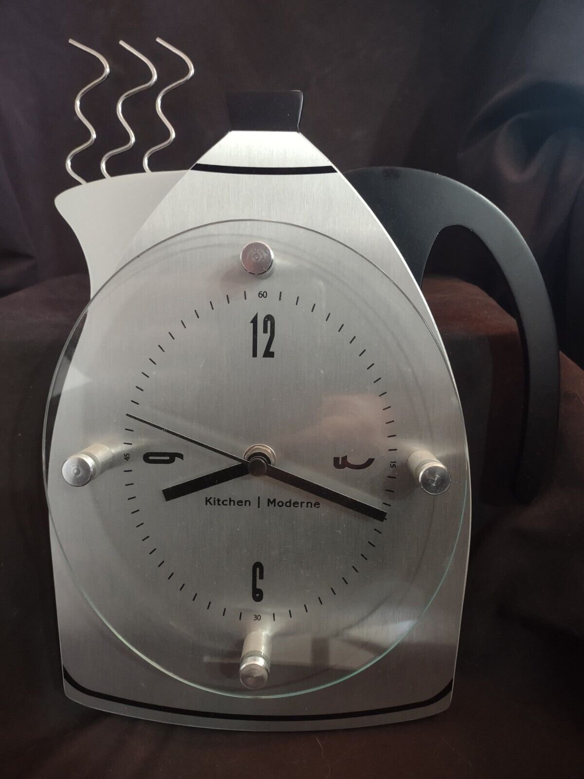 Very Cool Kitchen Moderne Coffee Pot Kitchen Clock 11”