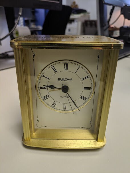 Vintage German Bulova Desk Clock
