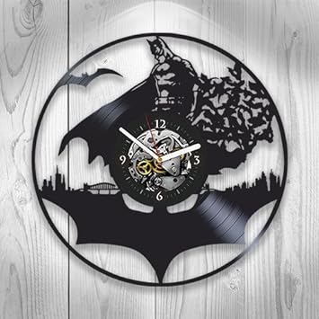 Vinyl Record Wall Clock 12 Inch Dark Knight Gift