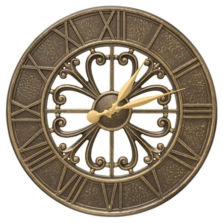 Whitehall Products Villanova 21-in. Indoor/Outdoor Wall Clock