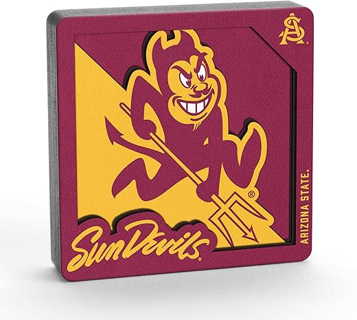 YouTheFan NCAA 3D Logo Series Magnet