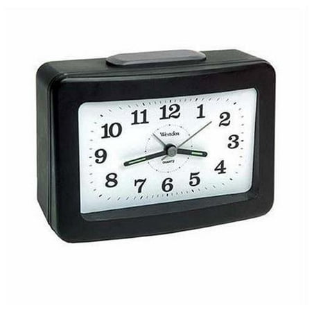 47550- Westclox Loud Bell QA Alarm Clock with Silent Movement