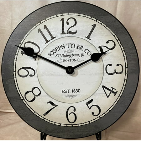 Bellingham Gray Hanging Wall Clock High Quality Beautiful Crisp lasting color | Round Shape