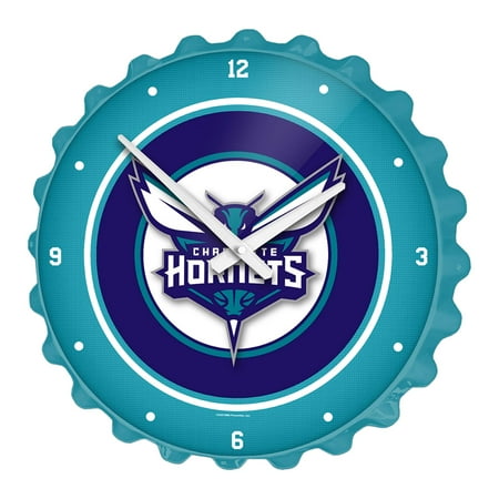 Charlotte Hornets 18.5 Bottle Cap Wall Clock