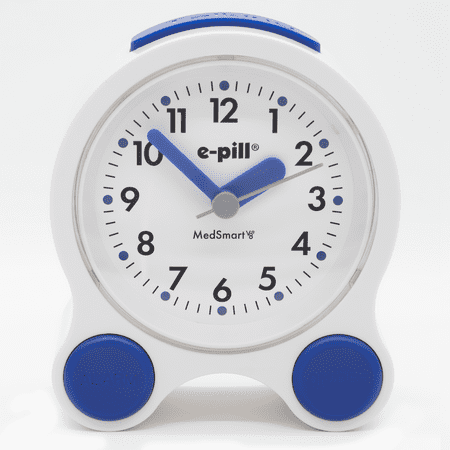 e-pill MedSmart V8 Atomic Talking Clock: Your Loud & Easy Set Alarm Clock for Medication and Task Management