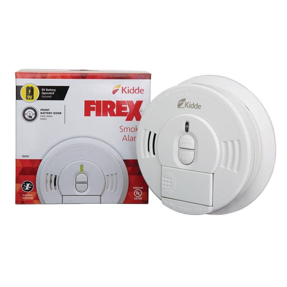 Firex Battery Powered Smoke Detector with Ionization Sensor 21029922