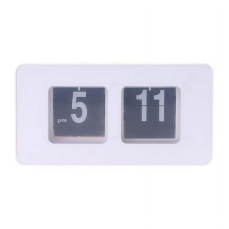 MANNYA Retro Auto Flip Clock Digital Wall Clocks Digital Desk Clock Battery Operated