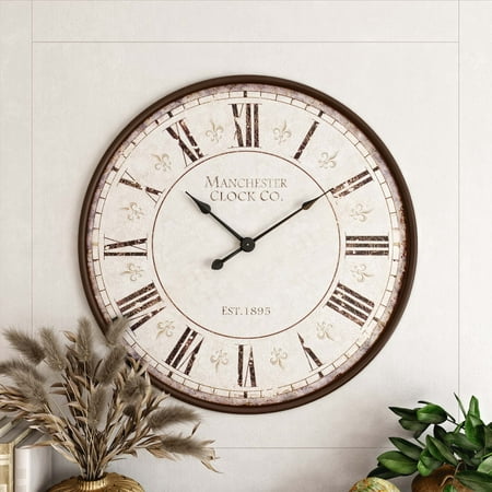 Valerie Large Round Wall Clock